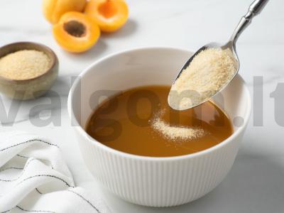 Persikų želė iš sulčių ir džemo Žingsnis 1
