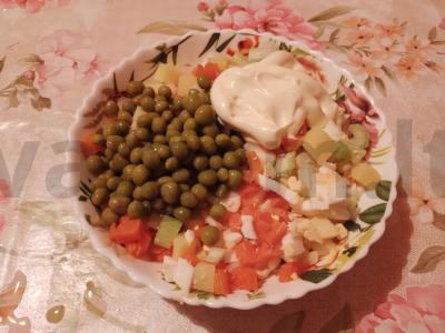 Daržovių salotas „Argentiniškas“ Žingsnis 2