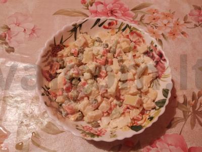 Daržovių salotas „Argentiniškas“ Žingsnis 3