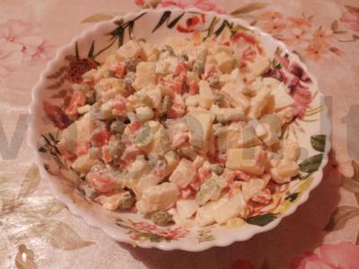 Daržovių salotas „Argentiniškas“ pagrindine nuotrauka