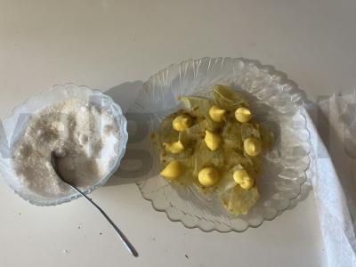 Namų bulvių traškučiai su sūrio padažu Žingsnis 9