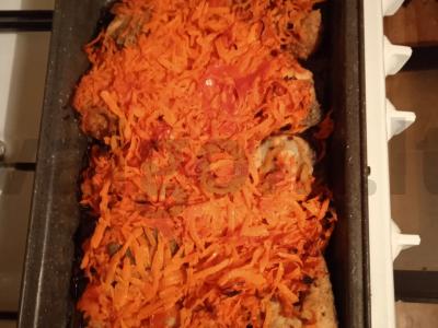 Žuvies patiekalas su daržovėmis Žingsnis 7