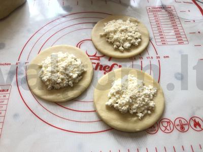 Mini sausainiai su varške Žingsnis 10