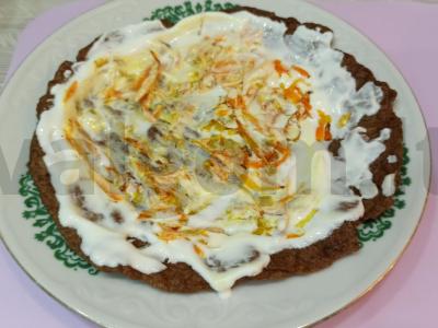 Kepenų tortas su prieskoniais ir daržovėmis Žingsnis 6