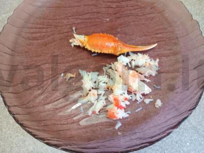 Grikių makaronai su krabu ir itališkais prieskoniais Žingsnis 5