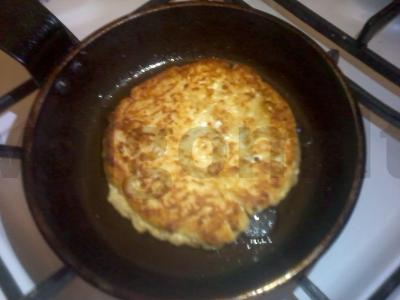 Sūrio blynai su bananais Žingsnis 3