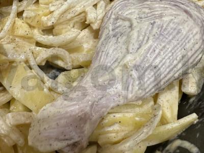 Bulvės su vištiena be rūpesčių Žingsnis 5