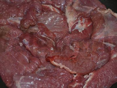 Veršiena „Po-orlovski“ su grietinėlėmis Žingsnis 1