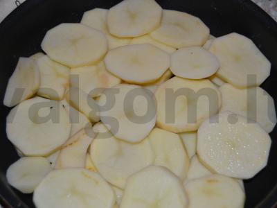 Veršiena „Po-orlovski“ su grietinėlėmis Žingsnis 3