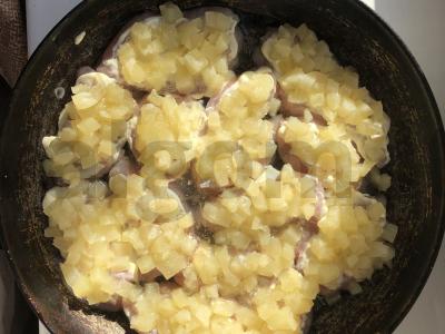 Vištiena su ananasais po ryžiais Žingsnis 5