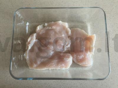 Vištienos patiekalas „Čikko“ Žingsnis 2