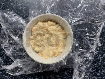 Nesaldūs pyragėliai su mandarinų Žingsnis 4