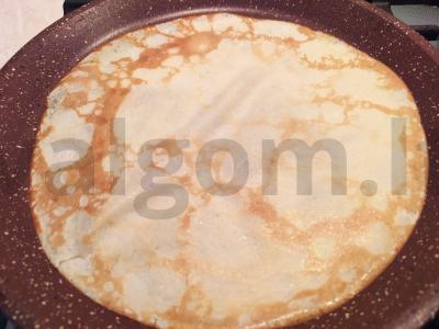 Blynai su varškės sūriu ir raudonąja ikra Žingsnis 5