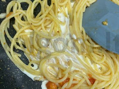Makaronai „Pomidorų sprogimas“ Žingsnis 5