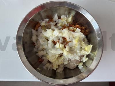 Kopūstų apkepas su ryžiais Žingsnis 5