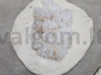 Pyragėliai su ryžiais ir konservuota tunu Žingsnis 8