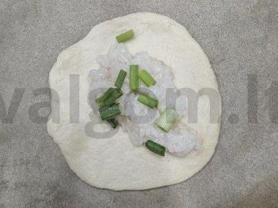 Pyragėliai su ryžiais ir konservuota tunu Žingsnis 9