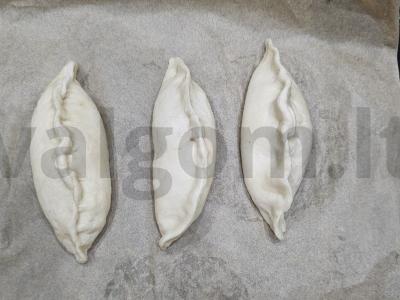 Pyragėliai su ryžiais ir konservuota tunu Žingsnis 10