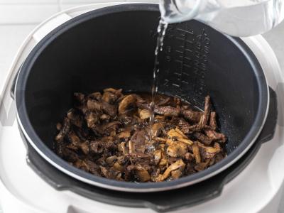 Grikių košė su jautiena ir grybais Žingsnis 8