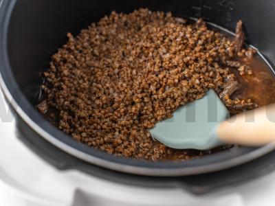 Grikių košė su jautiena ir grybais Žingsnis 9