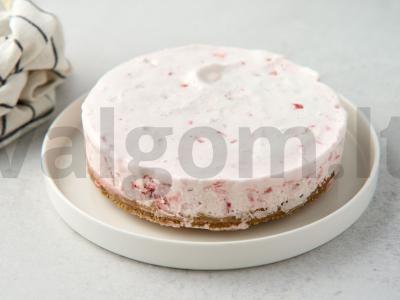 Braškės tortas „Debesys“ Žingsnis 11