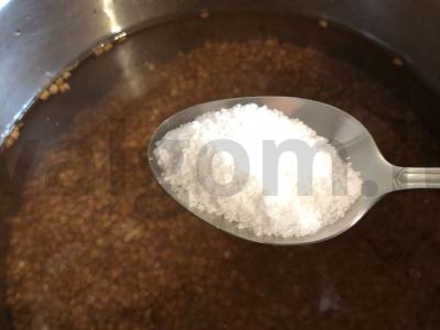 Grikių košė su kumpiu pomidorų padaže Žingsnis 2