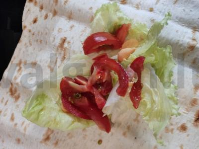 Sumuštinis-ritinys su kotletu Žingsnis 2