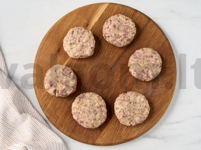 Aromatingos kotletai su raudonaisiais pupelėmis ir bulvėmis Žingsnis 6