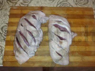 Kepta antis krūtinėlė su vyšniomis Žingsnis 2