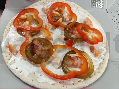 Pica su krevetėmis, daržovėmis ir sūriu Žingsnis 3