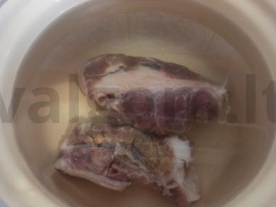 Grikių sriuba su cukinijų ikra Žingsnis 1