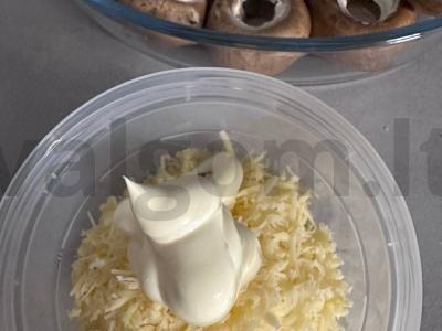 Kepti pievagrybiai Žingsnis 4