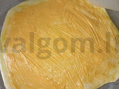 Pica „Sūrio-mėsos“ Žingsnis 2