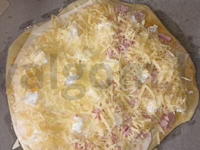 Pica „Sūrio-mėsos“ Žingsnis 5