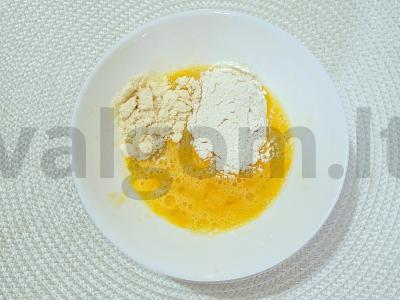 Švelnus keksas su kokosų miltais Žingsnis 2