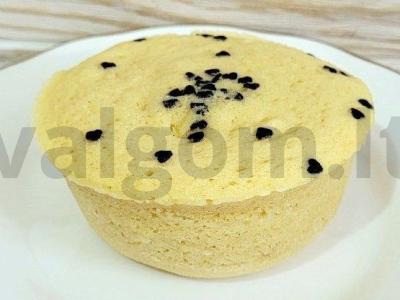 Švelnus keksas su kokosų miltais pagrindine nuotrauka