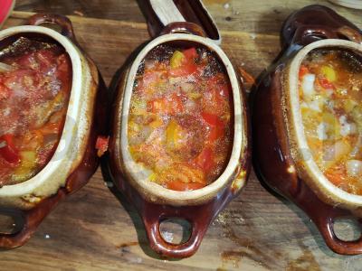 Vegetariška perlų košė su daržovėmis puoduose Žingsnis 7