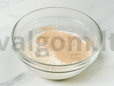 Naujųjų metų „Eglutės“ su bulvėmis ir grybais Žingsnis 1