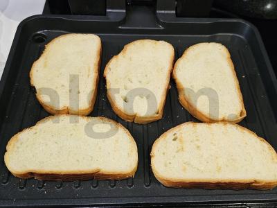 Brusketa su daržovėmis ir Kamčiatkos krabu Žingsnis 1