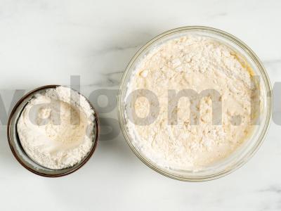 Naujųjų metų „Eglutės“ su bulvėmis ir grybais Žingsnis 3