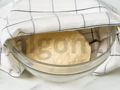 Naujųjų metų „Eglutės“ su bulvėmis ir grybais Žingsnis 4