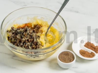 Naujųjų metų „Eglutės“ su bulvėmis ir grybais Žingsnis 8