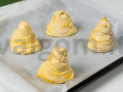 Naujųjų metų „Eglutės“ su bulvėmis ir grybais Žingsnis 17