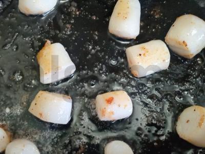 Funchosa su jūros midijomis Žingsnis 7