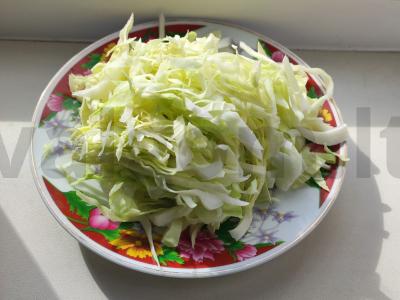 Jaunųjų kopūstų boršas Žingsnis 2