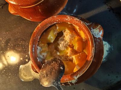 Ryžių košė su moliūgu ir medumi puoduose Žingsnis 8