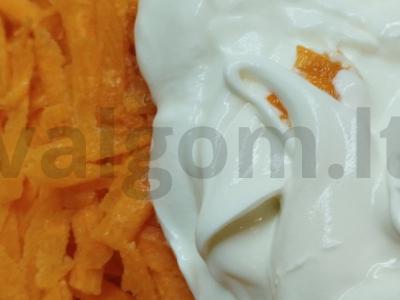 Salotos su žirniais ir grietine Žingsnis 4