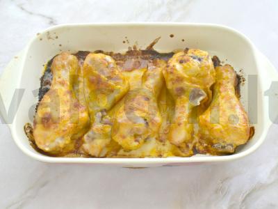 Kepti vištienos blauzdelės majoneze Žingsnis 5