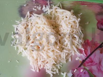 Žalioji pupelė su grietinėle ir sūriu Žingsnis 1