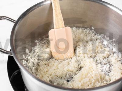 Raudonas ryžiai su pomidorų pasta Žingsnis 1